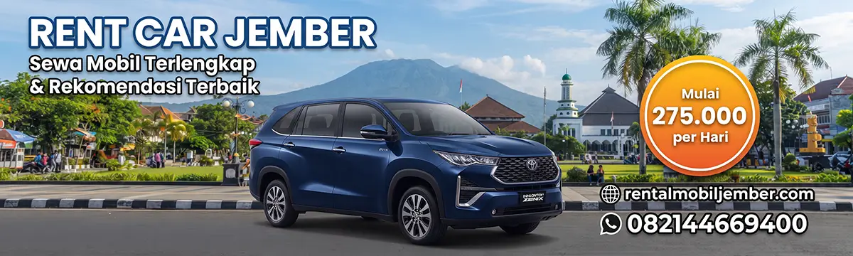 Banner Rent Car Jember - Sewa Mobil Mulai 275 Ribu